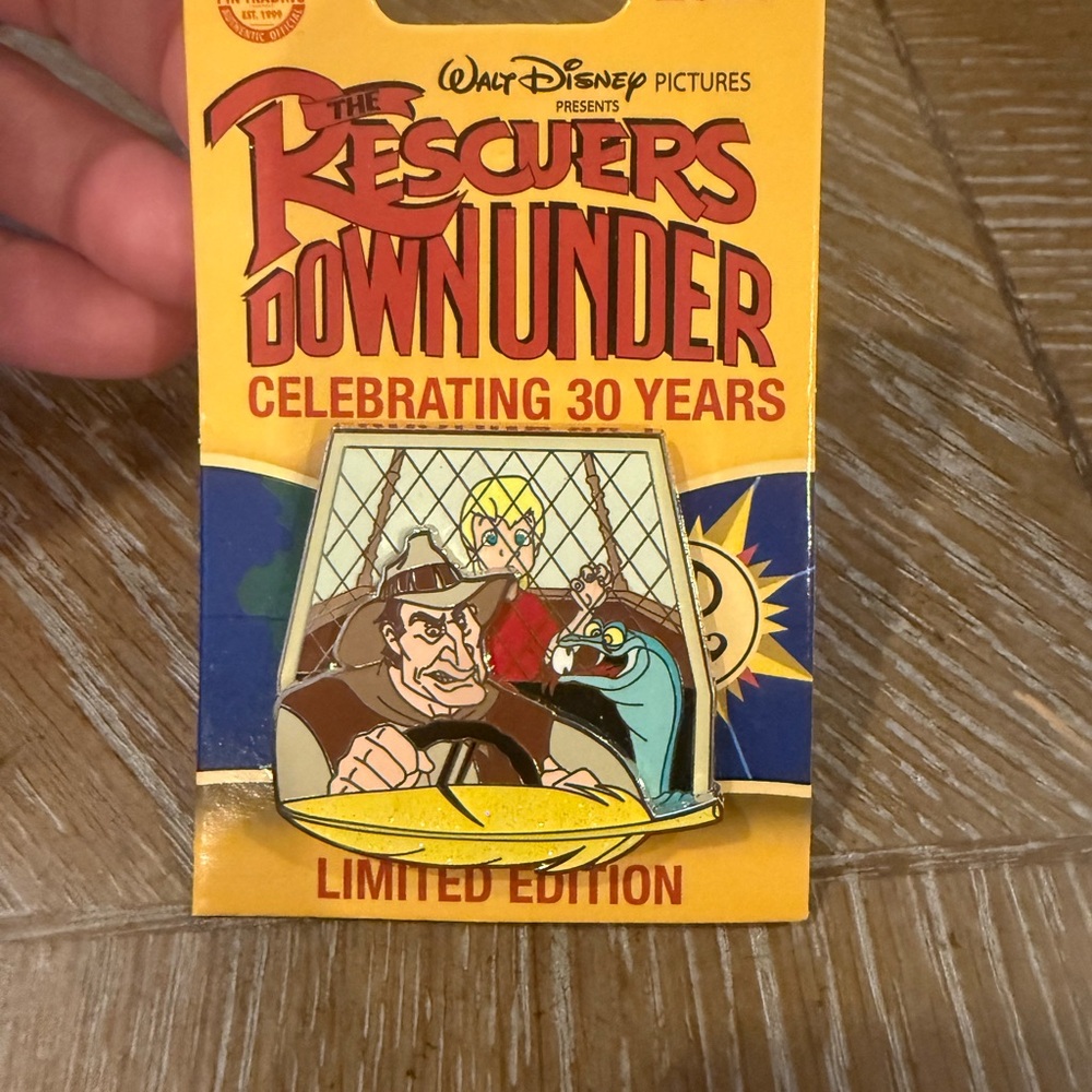 Rescuers Down Under Celebrating 30 Years Percival C McLeach LE Disney Pin 30th